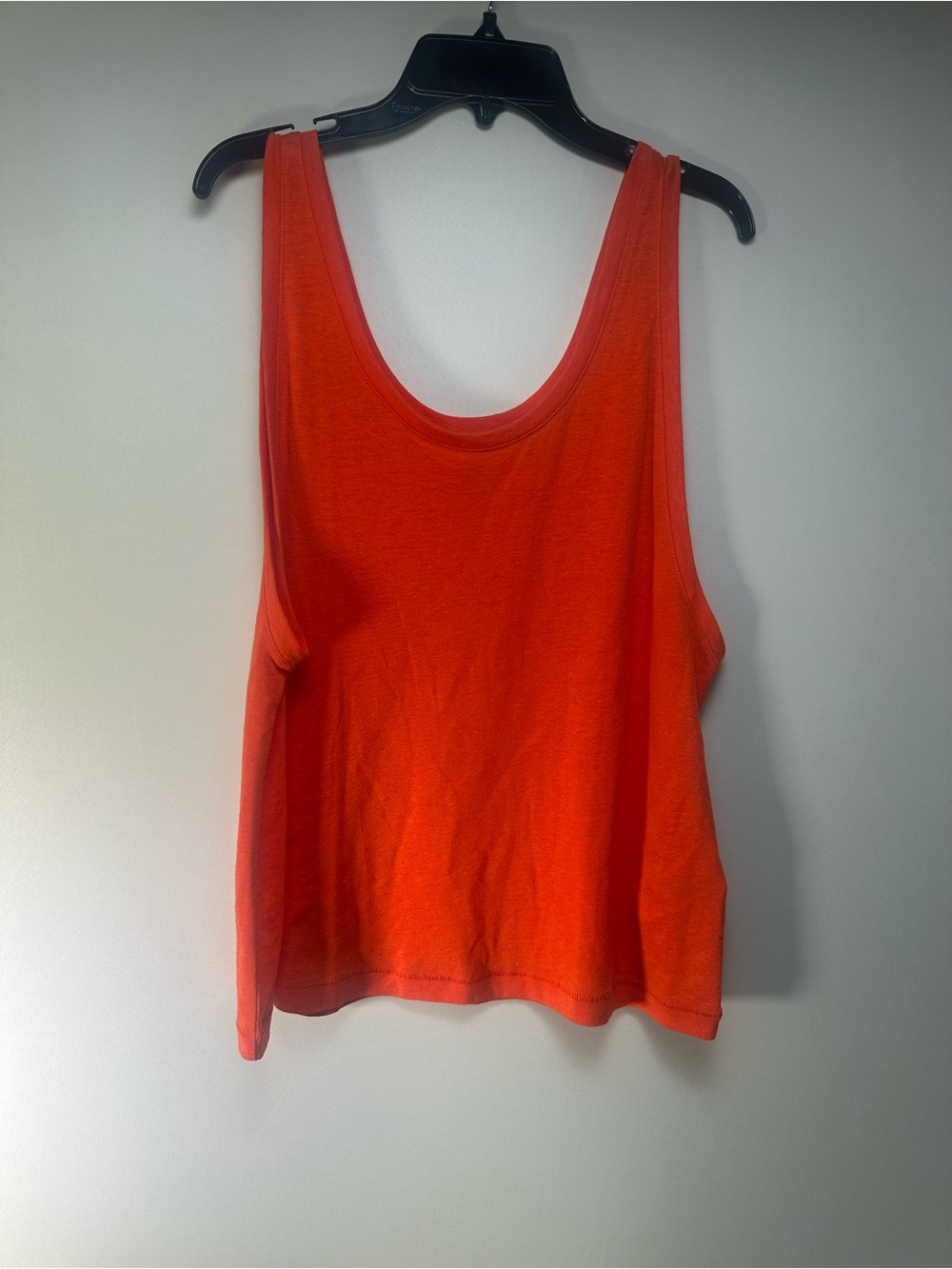 Madewell Bright Orange Scoop Neck Tank
